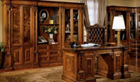 Деревянная облицовка кабинета
